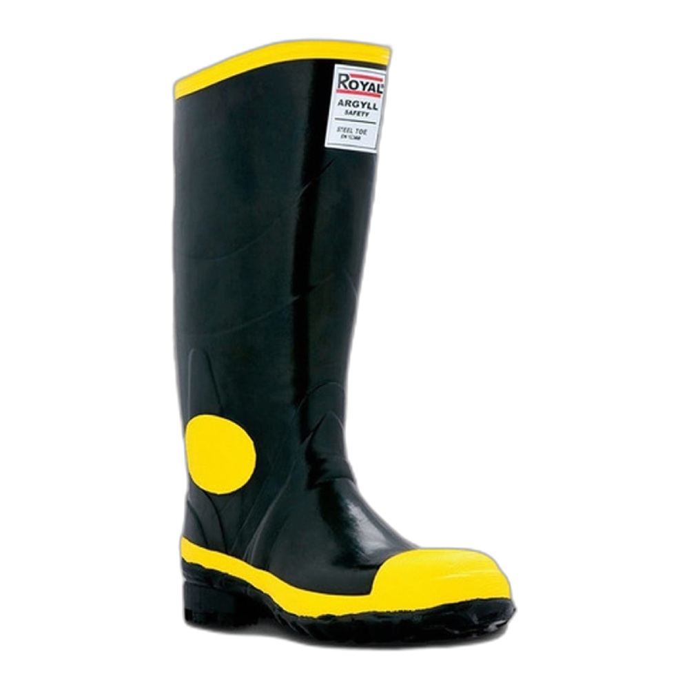 Botas Caucho Royal Argyll Safety Negro Croydon para Hombre