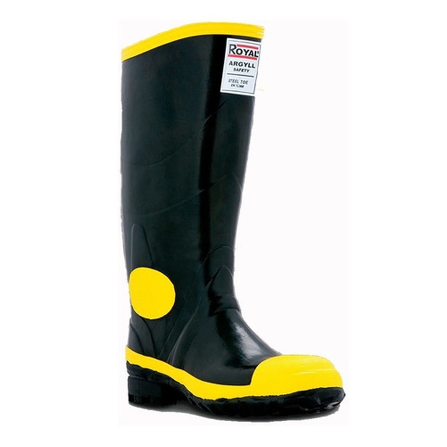 Botas Caucho Royal Argyll Safety Negro Croydon para Hombre