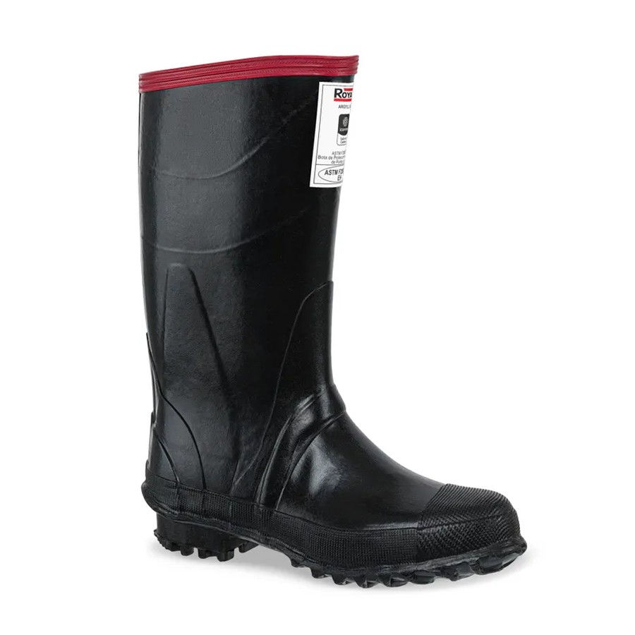 Botas Caucho Royal Argyll Negro Croydon para Hombre